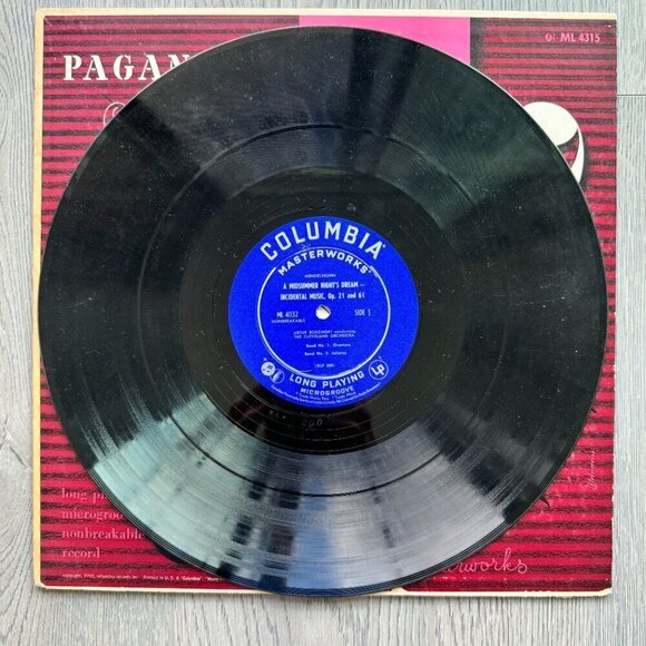 Vintage 50s Columbia Masterworks Zino Francescatti Plays Paganini & Saint-Saëns - Picture 4 of 6